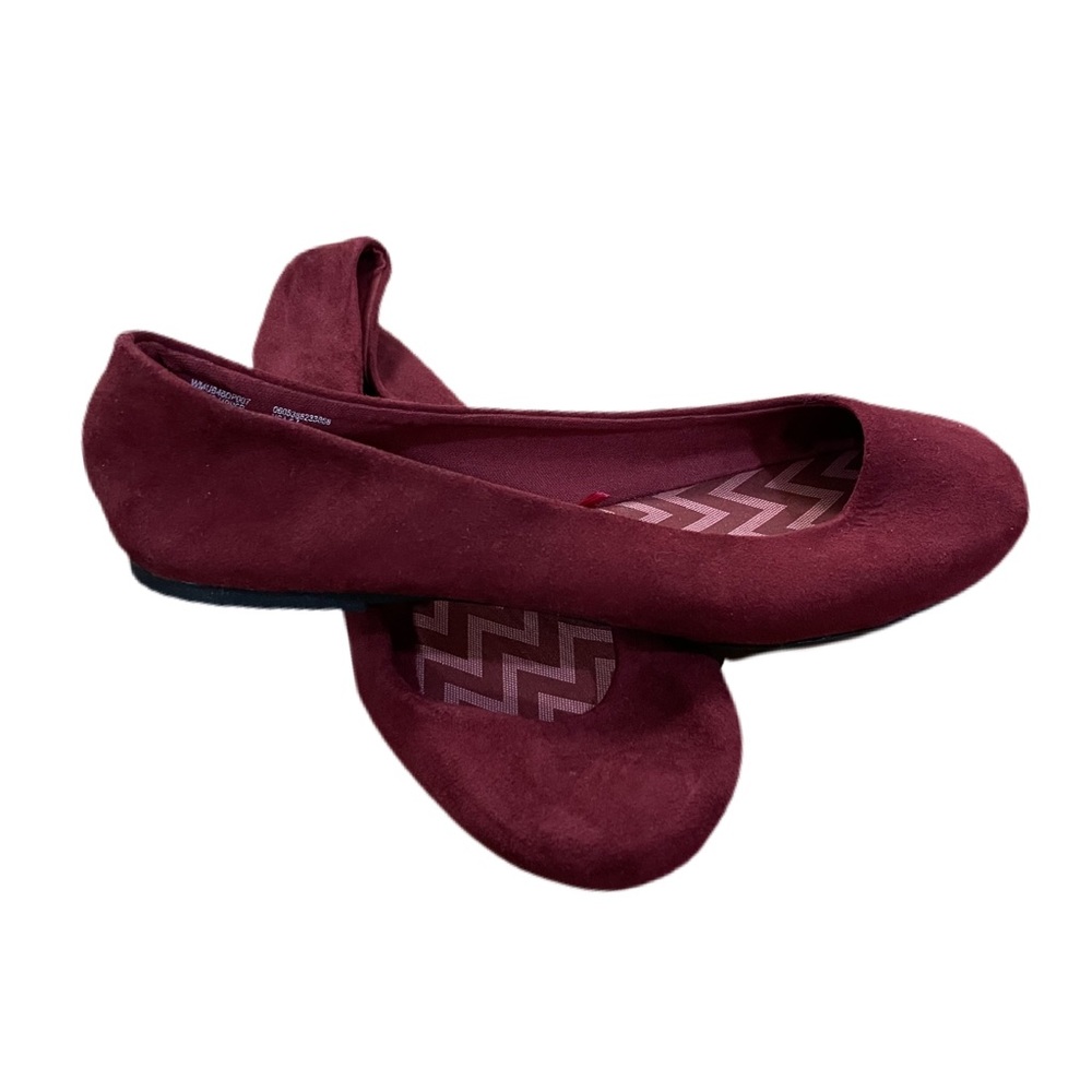 Size 6.5 Burgundy/Maroon Flats